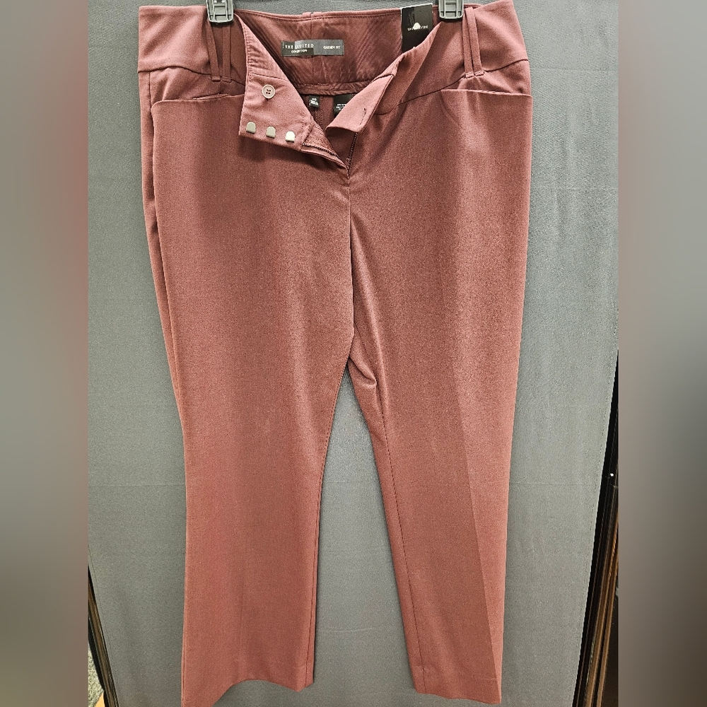 The LIMITED Elegant Burgundy Women's Pants